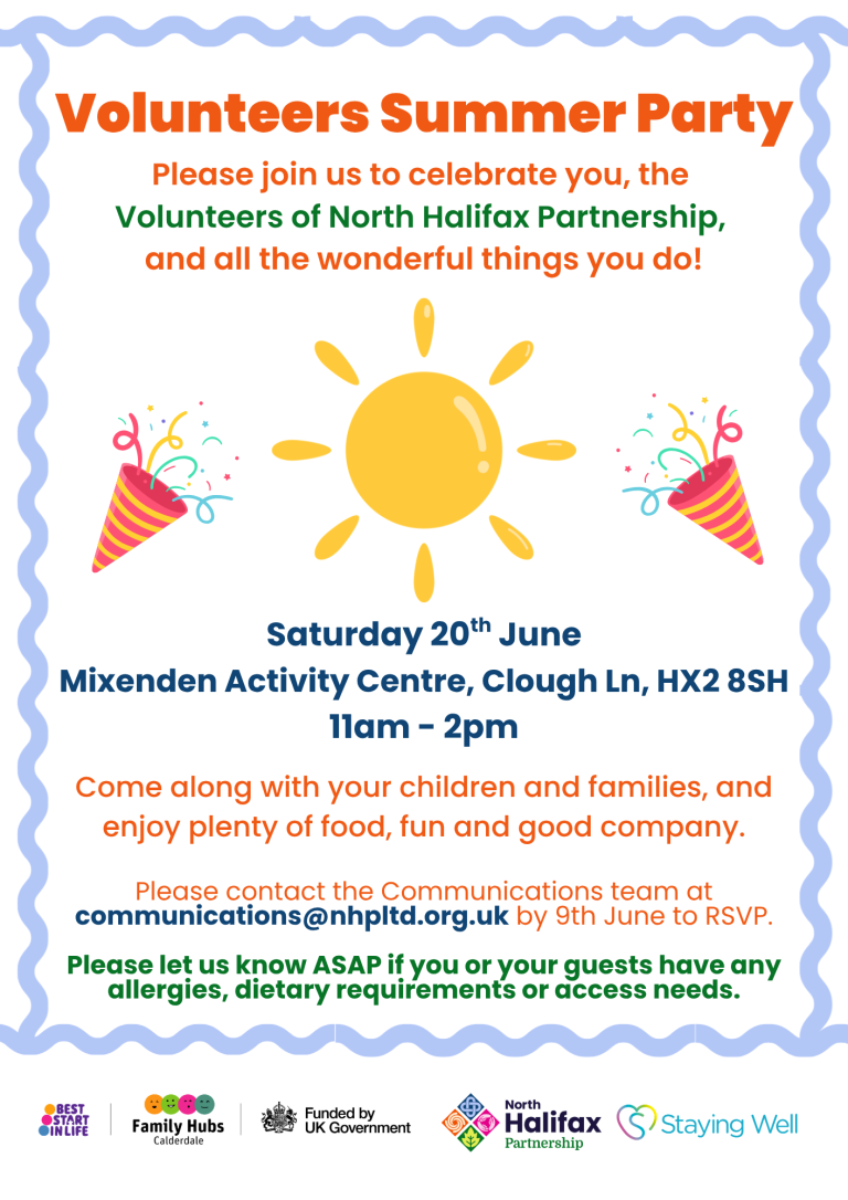 Volunteers Summer Party 2026 invite